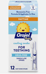 Orajel Baby Daytime Cooling Swabs for Teething