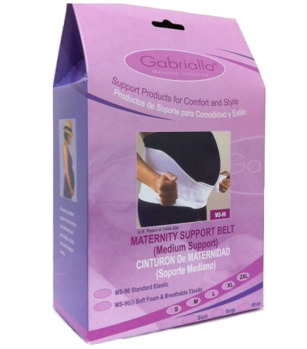 Gabrialla Maternity Medium Support Belt (White)